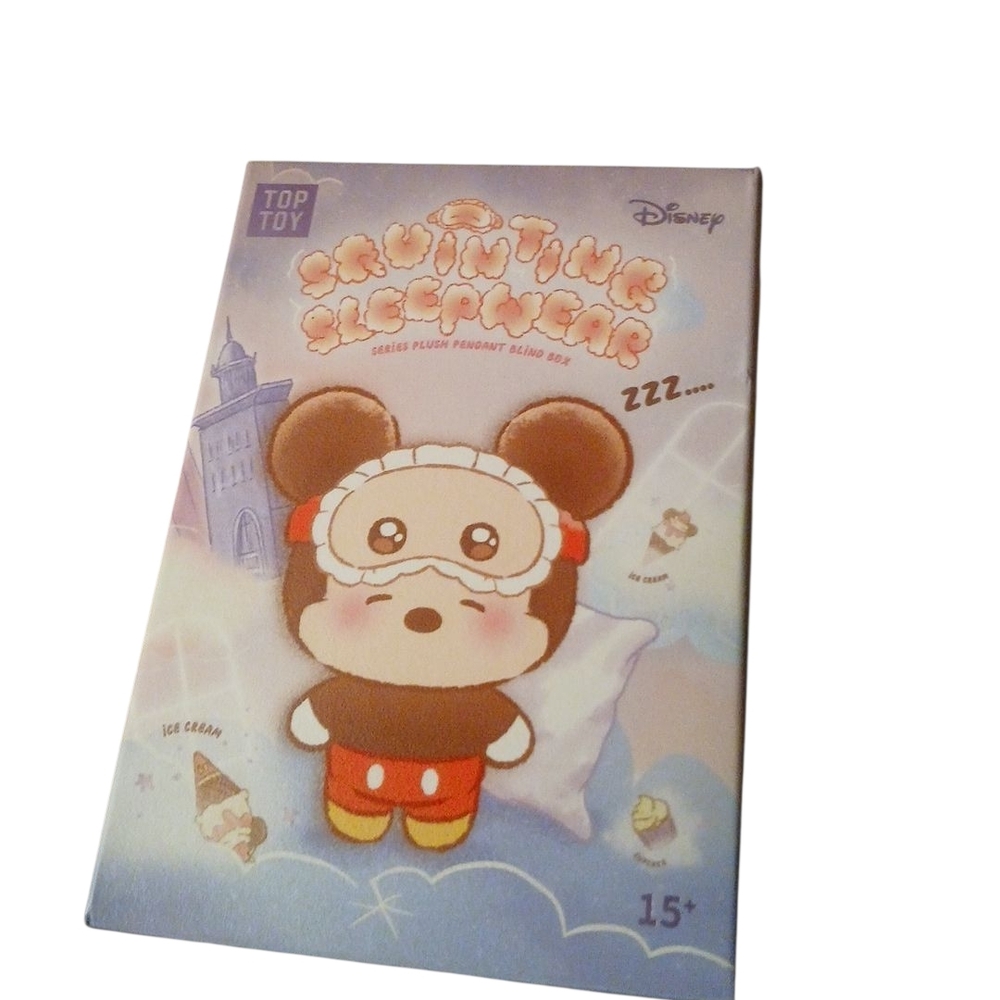 TOP TOY Disney Squinting Sleepwear Series Plush Pendant Blind Box NWT/NIB